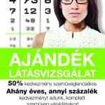 Ajándék látásvizsgálat.