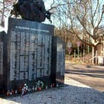 A megemlékezés után az emlékmű. Fotó: DT. 2015. jan. 12. 