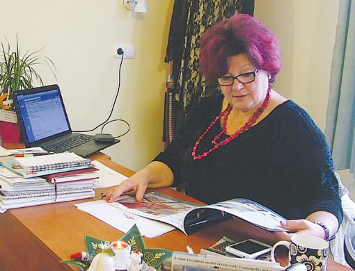 Márton Mária ügyvezető igazgató a fejlesztésekről beszél.