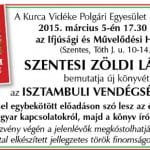 Invitáló a rendezvényre.