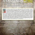 Bednarik Anasztázia koncertjére meghívó. 