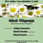 Idősek világnapi gálaműsor a Megyeházán.