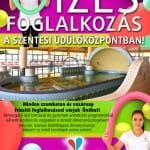 Vizes foglalkozás az Üdülőközpontban.