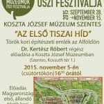 Az első Tiszai híd.