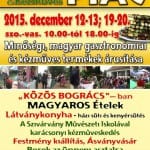 Adventi gasztro piac.