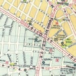 Térkép 1956-ból. Budapest Práter utca és környéke.