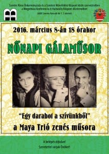 Nőnapi plakát.