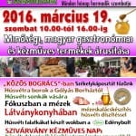 Egy hét múlva gasztro piac.