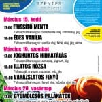 Szauna szeánszok a hónap közepén.