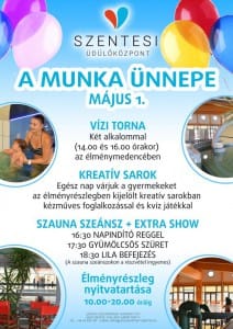 Május 1. az Üdülőközpontban.
