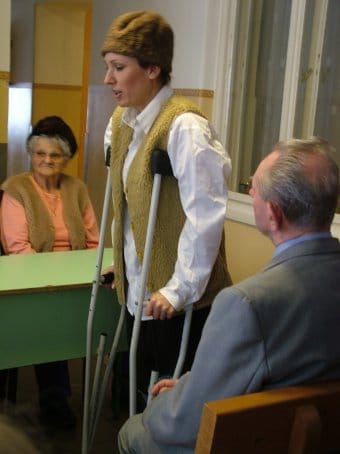 Móra Ferenc nyomán A kis bicebóca jelenete.