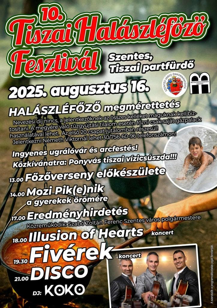 Ha Tiszai partfürdő, akkor Halászléfőző…