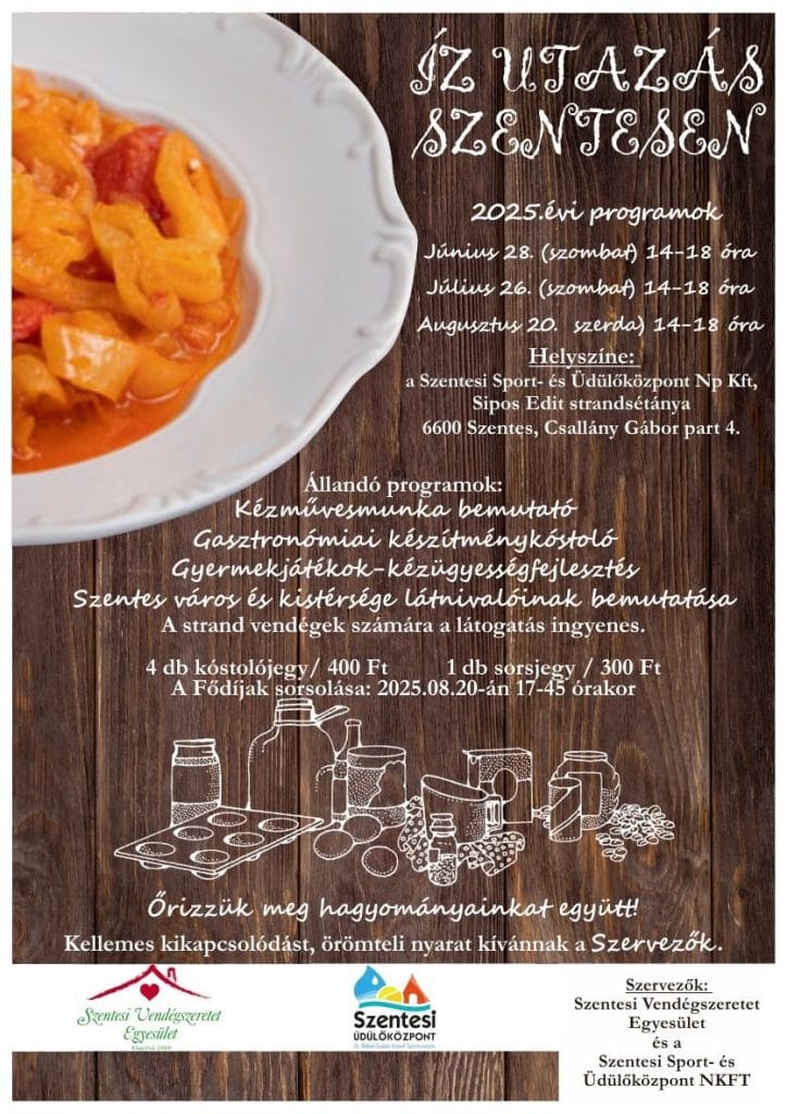Non-stop fürdőzés és Kézműves ízek fesztiválja