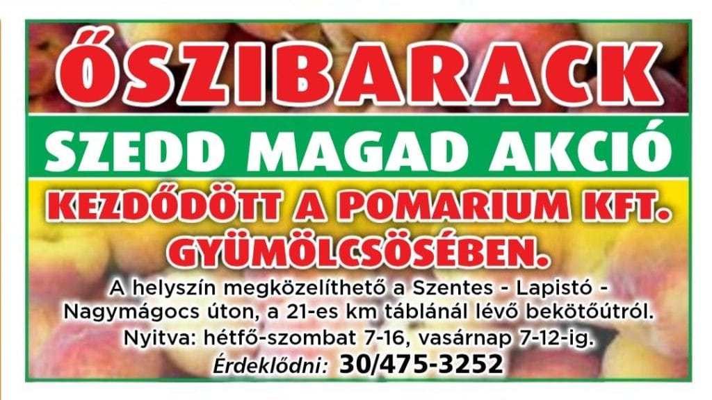 Figyelem! Szedd magad akció!