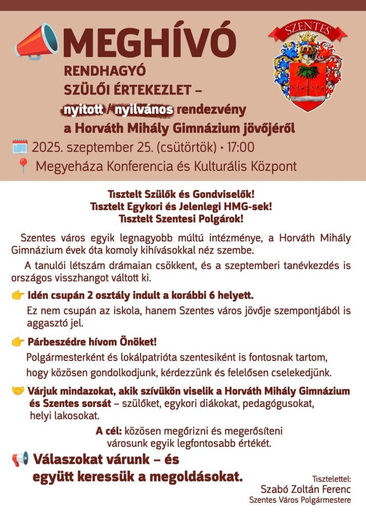 Gondolatok a gimnáziumunk jövőjéről…