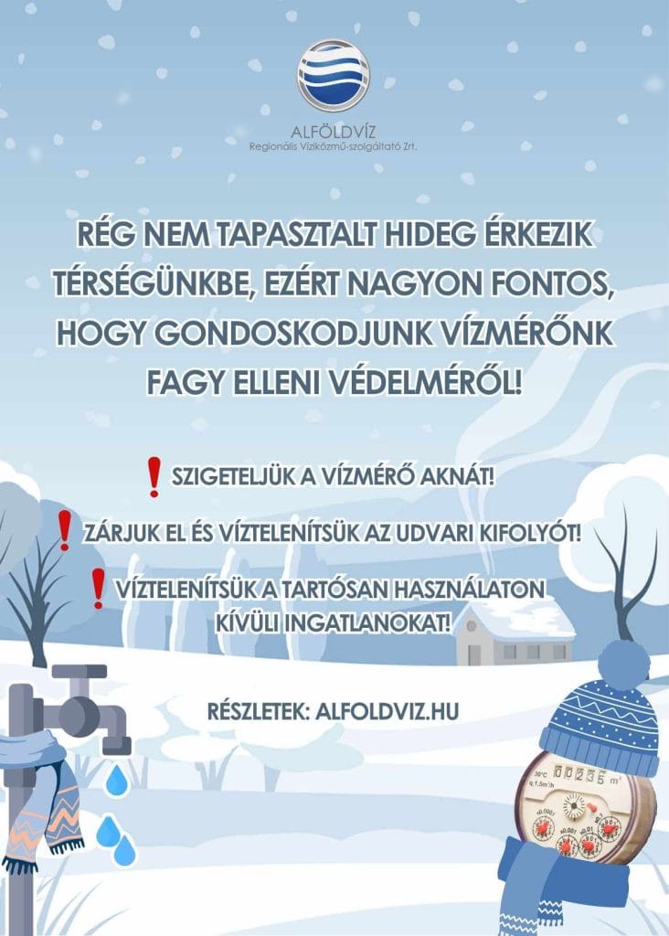 Figyelem! Fagyveszély!