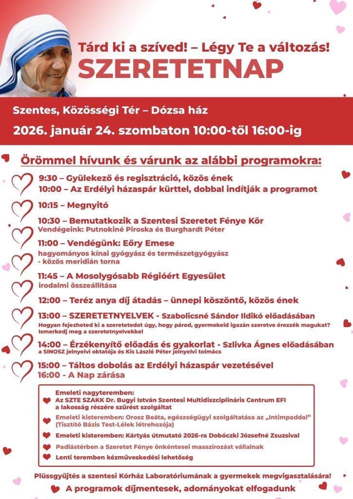 Újra a szeretet jegyében…