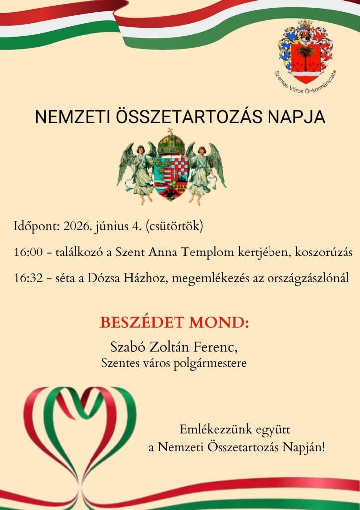 A Nemzeti Összetartozás Napja alkalmából…