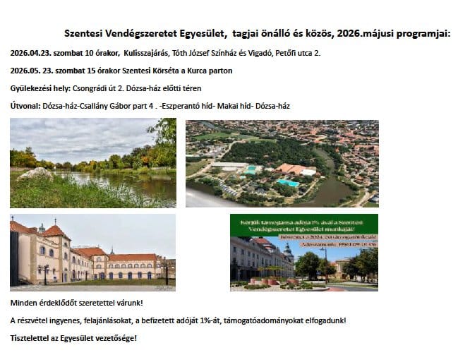 Egyesületi program